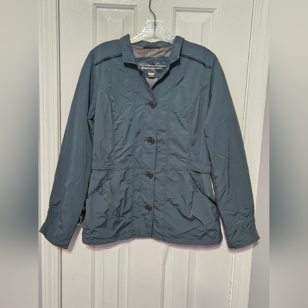 Eddie Bauer Women's Utility Jacket in Green Size Medium